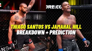 Thiago Santos vs Jamahal Hill Prediction - UFC Vegas 59