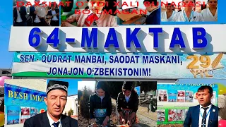 64_maktabda utkazilgan tadbir chogida behosdan....