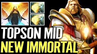 🔥 TOPSON Omniknight Mid NEW IMMORTAL SET — Best Effects 3min Hood + Heart Raid Boss Dota 2 Pro