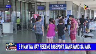 3 Pinay na may pekeng passport, naharang sa NAIA