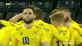 A captains goal from Jason Kerr puts St Johnstone 1-0 up! | Betfred Cup live on Premier Sports