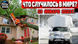 Катаклизмы за день 23 ЯНВАРЯ 2022! Пульс Земли! #flooding #снегопад катаклизмы сегодня наводнение