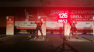 Mikhail Kvashnin. Jerk. WC 2019, Novi Sad