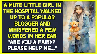 A mute, sick little girl in the hospital walked up to a blogger and whispered a few words in her ear
