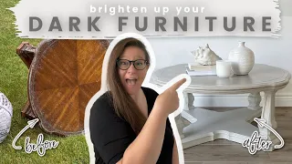 Brighten Up Your Dark Furniture | Free Coffee Table Makeover