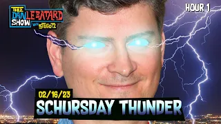 Mike Schur vs. Bill Lawrence, Schusday Thunder, Harrison Ford | The Dan LeBatard Show with Stugotz