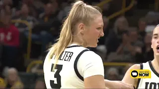 Sydney Affolter has gone from garbage minutes last season, to one of the key cogs for the Iowa women