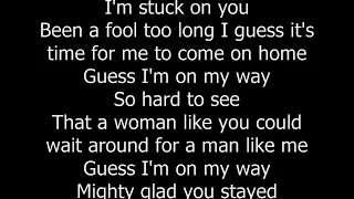 Lionel Richie - Stuck On You (Lyrics)
