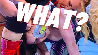 Nikki Cross vs Lacey Evans - Sanitizer Smackdown Botch