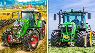 Farming Simulator Game VS Real Life Farming.. What's The Difference