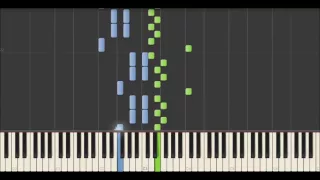 Yann Tiersen - La valse d'Amélie (Synthesia Tutorial)