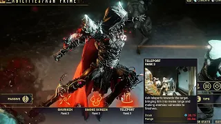 Warframe:Disruption Steel Path  Ash Prime OVERPOWERED !!!! Vs Lvl 9999 2023 💖