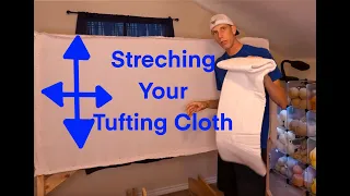 How to put Tufting Fabric On your Frame