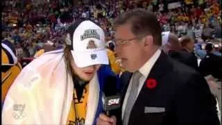 The Shawinigan Cataractes win the 2012 Memorial cup. May 27th 2012