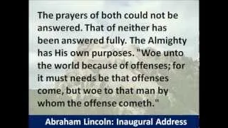 President Abraham Lincoln Second Inaugural Address - Hear and Read the Full Text