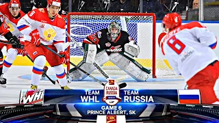 Canada Russia Series 2019 | Сборная WHL - Россия U20 Игра 6 | Обзор матча