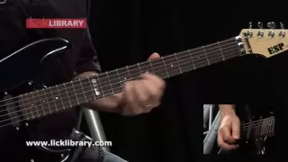Mr Crowley - End Guitar Solo Performance With Danny Gill Licklibrary