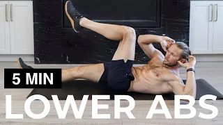 5 MIN LOWER AB WORKOUT | LOWER ABS WORKOUT