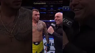 Renato Moicano crazy post-fight interview after UFC 281 #shorts #ufc #mma