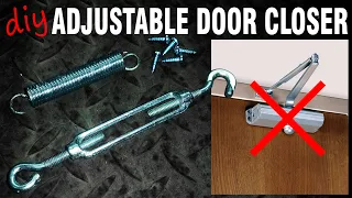 Adjustable Door Closer || Door Holder || Cheap, Strong and Easy to Make