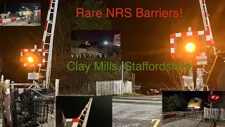 (Rare Barriers) Clay Mills Level Crossing, Staffordshire