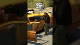 Evolution of Stealing Taxi Driver Car in GTA Games #shorts #gta #evolution