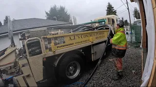 A typical day of pumping concrete.