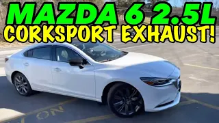 2020 Mazda 6 2.5L Dual Exhaust w/ CORKSPORT AXLE-BACK!