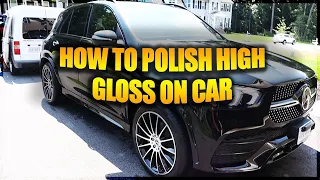 HOW TO POLISH AND ADD HIGH GLOSS ON THIS 2022 MERCEDES BENZ GLE 350