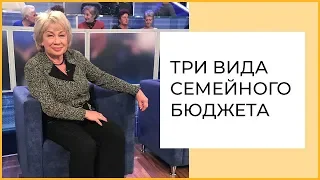 Три вида семейного бюджета