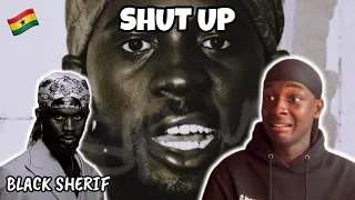 WHO’S BLACKO REFERRING TO?!👀😅| Nigerian🇳🇬 reacts to Black Sherif - Shut Up (Visualizer)🇬🇭