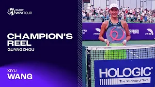 Wang Xiyu wins her maiden WTA title on home soil 🏆 Her BEST points from Guangzhou!