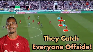 Liverpool's Incredible Offside Trap vs Newcastle