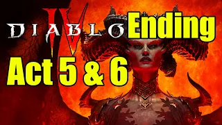 Diablo 4 [Walkthrough Ending: Act 5 & Act 6] Xbox Series X Gameplay [Necromancer]