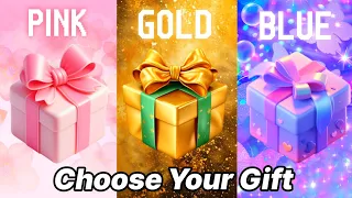 Choose your gift 🎁🤩💖 || 3 gift box challenges  Pink, Gold, Blue #wouldyourather #giftboxchallange