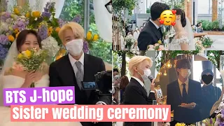 BTS J-hope's older sister Wedding Ceremony