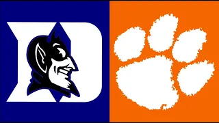 2017-18 College Basketball:  (#12) Duke vs. (#11) Clemson (Full Game)