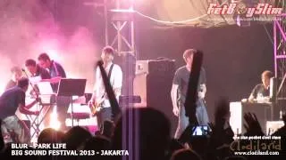 BLUR - PARK LIFE live at Big Sound Festival Jakarta, Indonesia 2013