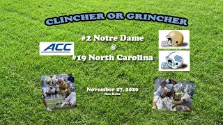 2020 Notre Dame @ North Carolina One Hour