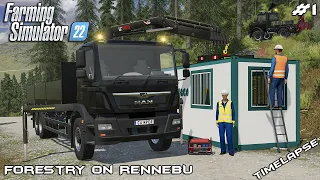 Opening new FORESTRY COMPANY in NORWAY | Forestry on RENNEBU | Farming Simulator 22 | Episode 1