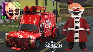 Ice Scream 3 - Christmas Mod - Rod is Santa Claus - Ice Scream 3 CHRISTMAS SANTA MOD - Android & iOS