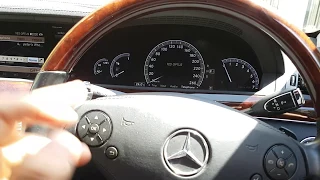 Mercedes Benz S Class (w221) 2006-2013 service reset