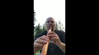 Jeremy Baer on a Yucca Flute G from YuccaFlute.com