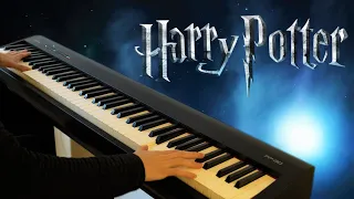 Hedwig's Theme - Harry Potter on piano - Nightlapse in 4k