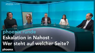 phoenix runde: Eskalation in Nahost - Wer steht auf welcher Seite?