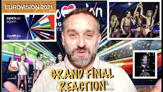 EUROVISION 2021 GRAND FINAL REACTION