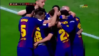 Barcelona VS sevilla 5:0 All Goals & highlights 2018