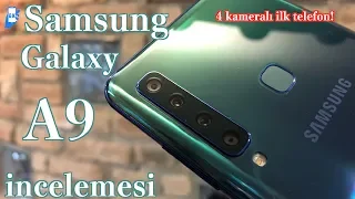 Samsung Galaxy A9 2018 incelemesi 4 arka kamera!!!