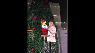 Darci Lynne and Oscar Perform at the Oklahoma Capitol Tree Lighting