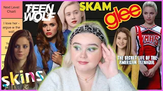 A Definitive Ranking of all your fave TV Girls (Pt 2) Teen Wolf, Glee, SKAM, Skins | Emma McGuigan